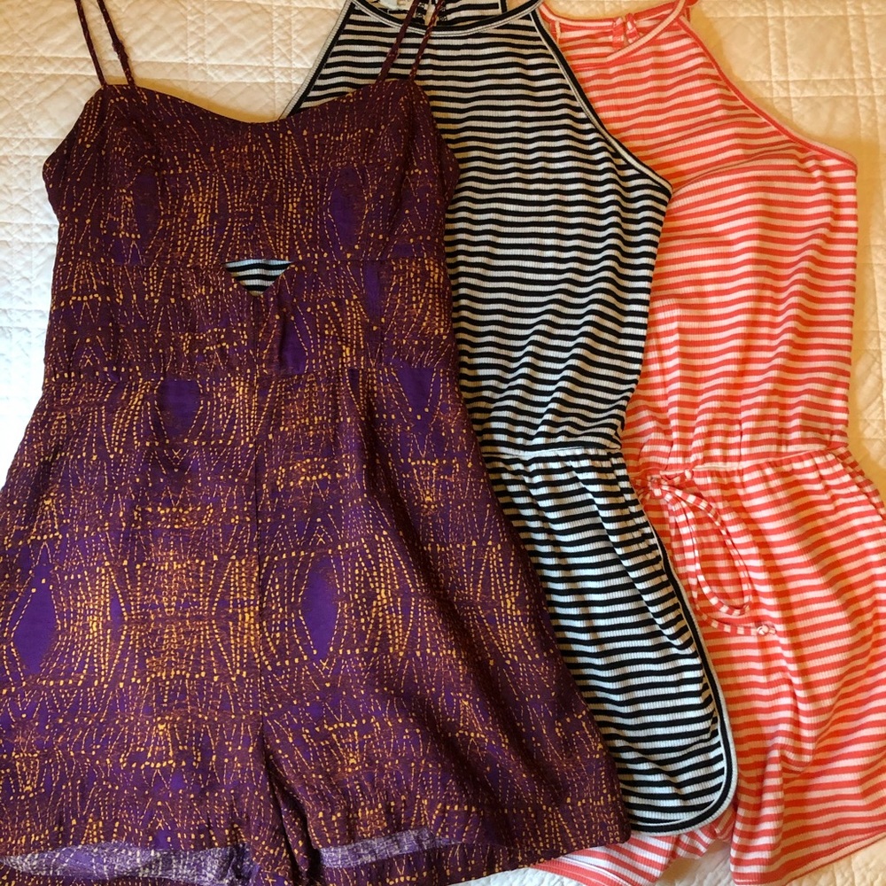 ✨ BCBG X ULTRA FLIRT ROMPER TRÍO BUNDLE ✨